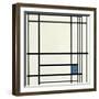 Composition in Lines and Colour: III, 1937-Piet Mondrian-Framed Giclee Print