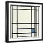 Composition in Lines and Colour: III, 1937-Piet Mondrian-Framed Giclee Print