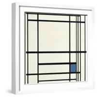 Composition in Lines and Colour: III, 1937-Piet Mondrian-Framed Giclee Print