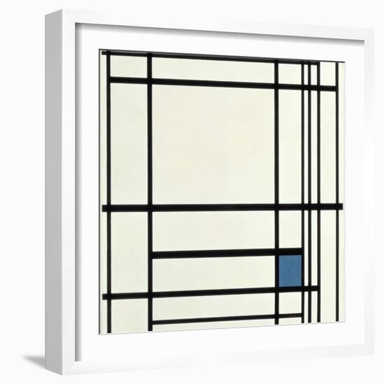 Composition in Lines and Colour: III, 1937-Piet Mondrian-Framed Giclee Print