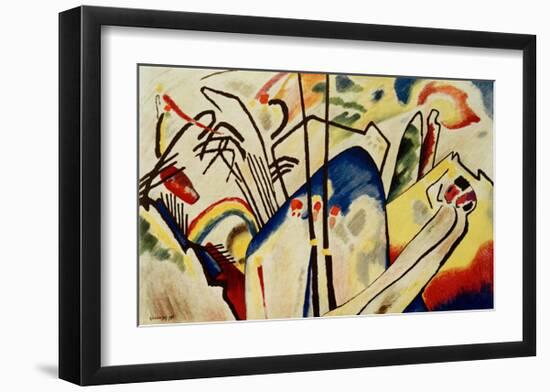 Composition IV, 1911-Wassily Kandinsky-Framed Giclee Print