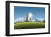 Composition London Landmarks-null-Framed Art Print