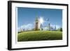 Composition London Landmarks-null-Framed Art Print