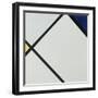 Composition No 1, 1925-Piet Mondrian-Framed Giclee Print