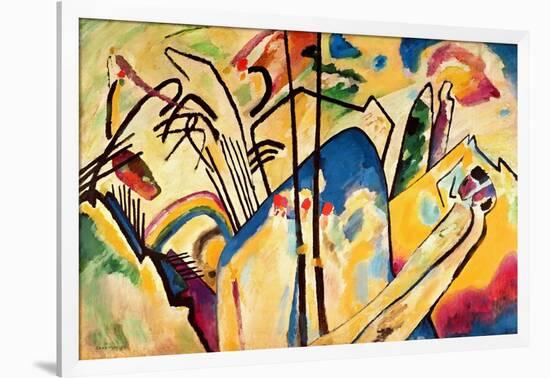 Composition No. 4, 1911-Wassily Kandinsky-Framed Giclee Print