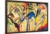 Composition No. 4, 1911-Wassily Kandinsky-Framed Giclee Print