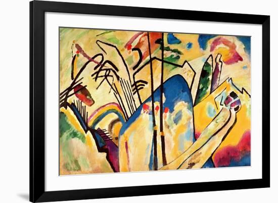 Composition No. 4, 1911-Wassily Kandinsky-Framed Giclee Print