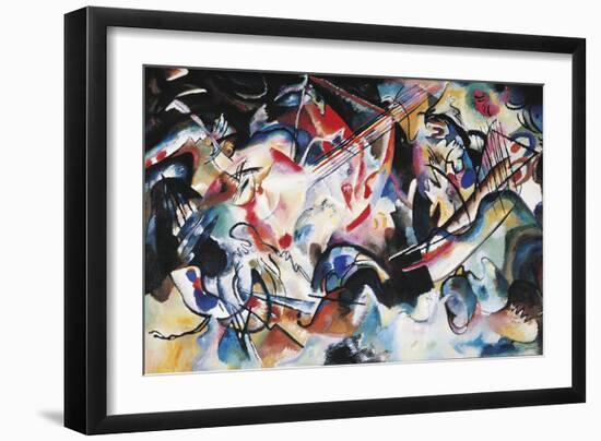 Composition No 6, 1913-Wassily Kandinsky-Framed Giclee Print