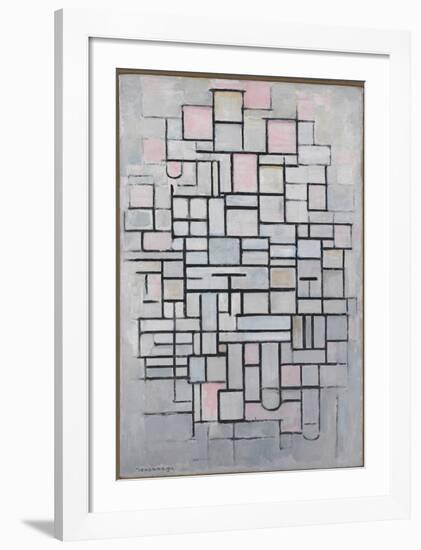 Composition No.6., 1914-Piet Mondrian-Framed Art Print