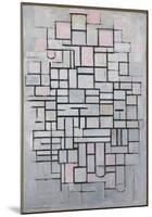 Composition No.6., 1914-Piet Mondrian-Mounted Art Print