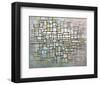 Composition No. II-Piet Mondrian-Framed Premium Giclee Print