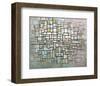 Composition No. II-Piet Mondrian-Framed Premium Giclee Print