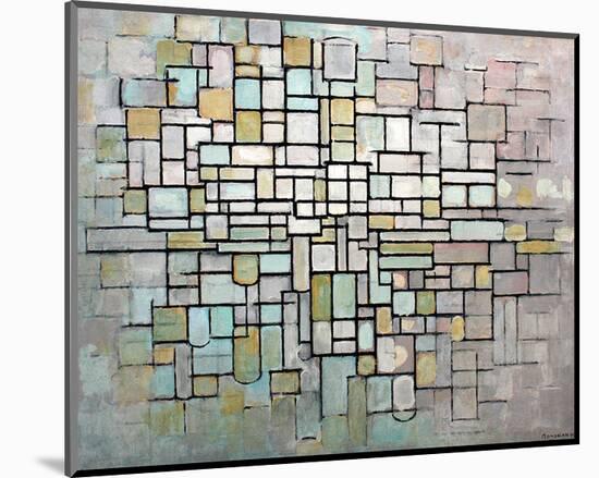 Composition No. II-Piet Mondrian-Mounted Premium Giclee Print