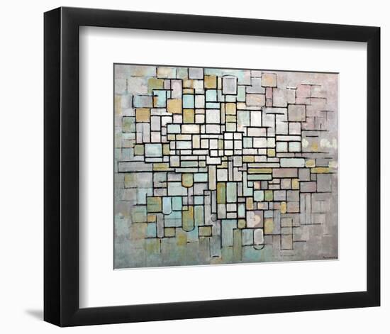 Composition No. II-Piet Mondrian-Framed Art Print