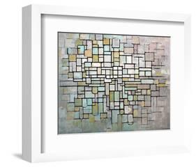 Composition No. II-Piet Mondrian-Framed Art Print