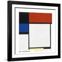 Composition No. III / Fox Trot B with Black, Red, Blue and Yellow, 1929-Piet Mondrian-Framed Art Print