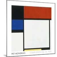 Composition No. III / Fox Trot B with Black, Red, Blue and Yellow, 1929-Piet Mondrian-Mounted Art Print