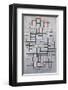 Composition No. IV-Piet Mondrian-Framed Art Print