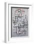 Composition No. IV-Piet Mondrian-Framed Art Print