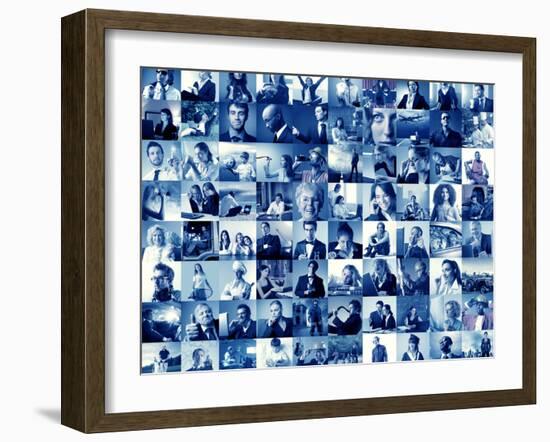 Composition of Different Kind of People-olly2-Framed Photographic Print