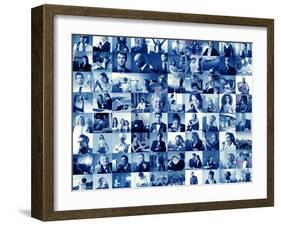 Composition of Different Kind of People-olly2-Framed Photographic Print