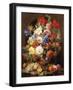 Composition of Flowers, 1839-Joseph Nigg-Framed Giclee Print