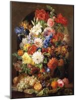 Composition of Flowers, 1839-Joseph Nigg-Mounted Giclee Print