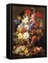 Composition of Flowers, 1839-Joseph Nigg-Framed Stretched Canvas