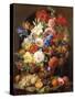 Composition of Flowers, 1839-Joseph Nigg-Stretched Canvas