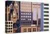 Composition of Milwaukee Buildings-benkrut-Stretched Canvas