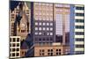 Composition of Milwaukee Buildings-benkrut-Mounted Photographic Print