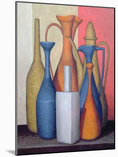 Composition of Vessels, Varying Tones-Brian Irving-Mounted Giclee Print