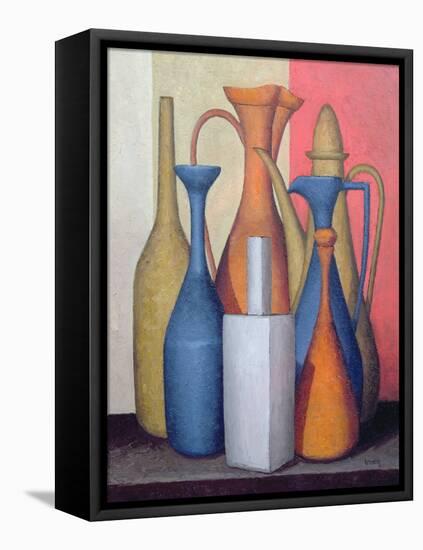Composition of Vessels, Varying Tones-Brian Irving-Framed Stretched Canvas