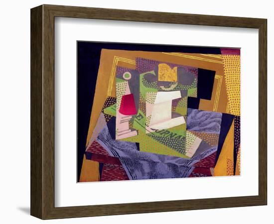 Composition on a Table, 1916-Juan Gris-Framed Giclee Print