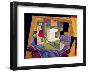 Composition on a Table, 1916-Juan Gris-Framed Giclee Print