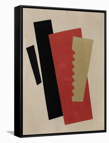 Composition (Red-Black-Gol)-Lyubov Sergeyevna Popova-Framed Stretched Canvas