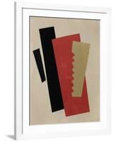 Composition (Red-Black-Gol)-Lyubov Sergeyevna Popova-Framed Giclee Print