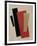 Composition (Red-Black-Gol)-Lyubov Sergeyevna Popova-Framed Giclee Print