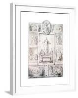 Composition Sketch, C1513-1540-Parmigianino-Framed Giclee Print