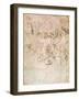 Composition Sketch For the Adoration of the Magi, 1481-Leonardo da Vinci-Framed Giclee Print