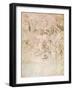 Composition Sketch For the Adoration of the Magi, 1481-Leonardo da Vinci-Framed Giclee Print