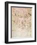 Composition Sketch For the Adoration of the Magi, 1481-Leonardo da Vinci-Framed Giclee Print