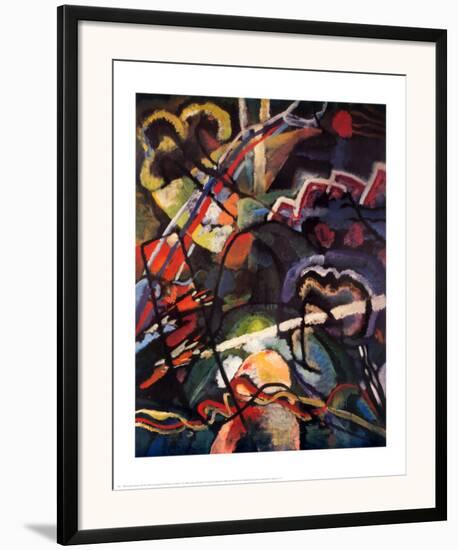 Composition Storm-Wassily Kandinsky-Framed Art Print