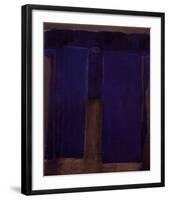 Composition Ultramarine-Antoni Tapies-Framed Art Print