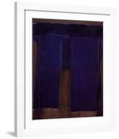 Composition Ultramarine-Antoni Tapies-Framed Art Print