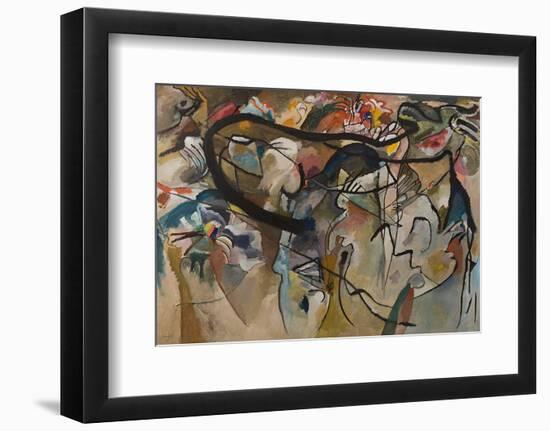 Composition V (1911)-Wassily Kandinsky-Framed Art Print