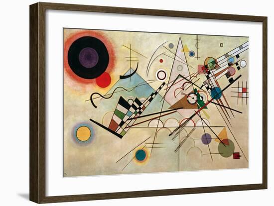 Composition VIII, 1923-Wassily Kandinsky-Framed Giclee Print