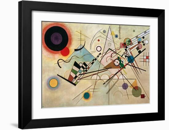 Composition VIII, 1923-Wassily Kandinsky-Framed Giclee Print