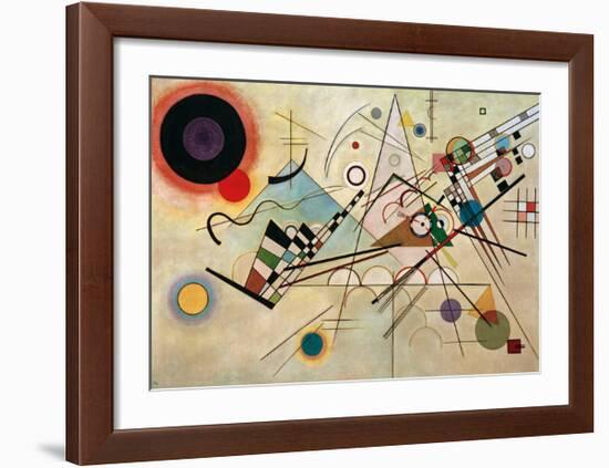 Composition VIII, 1923-Wassily Kandinsky-Framed Giclee Print