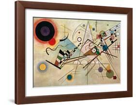 Composition VIII, 1923-Wassily Kandinsky-Framed Giclee Print